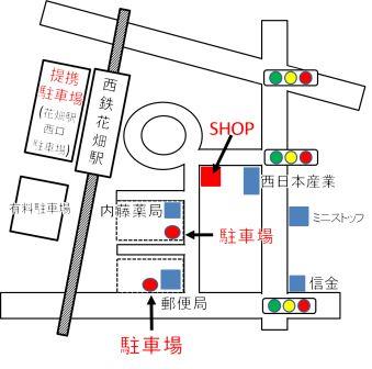 駐車場の地図